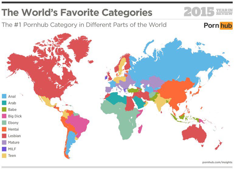 map of which countries outlaw pornography